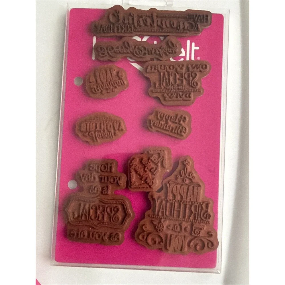 Heartfelt Creations Cling Stamp Set ~ SPECIAL BIRTHDAY SENTIMENTS   -3843